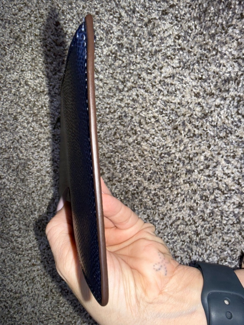 Coach slim blue leather wallet - Picture 4 of 8